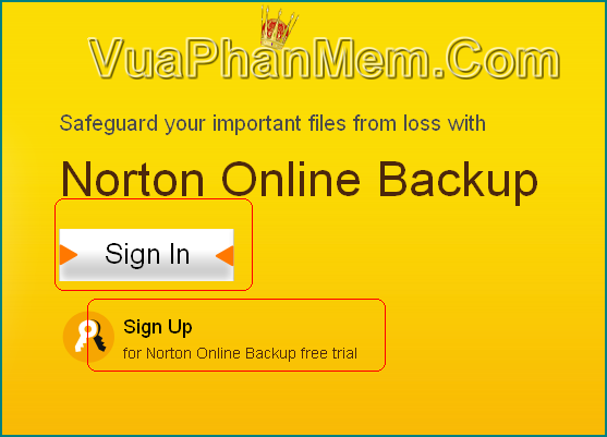 norton online backup